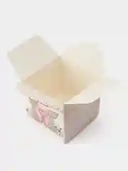 Кораллово-розовый коробка подарочная квадратная, самосборная, 10 х 10 х 10 см