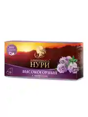 Чай в пакетиках черный Принцесса НУРИ Высокогорный с чабрецом 1,8гx25пакетиков