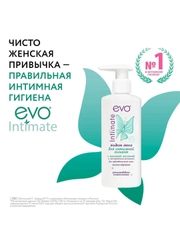 Жидкое мыло для интимной гигиены EVO Intimate с молочной кислотой, рН 5,2