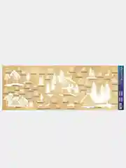 Прозрачный новогодние наклейки на окна многоразовые, новогодний декор, разные размеры