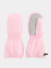 Розовый варежки непромокаемые детские, краги зимние
