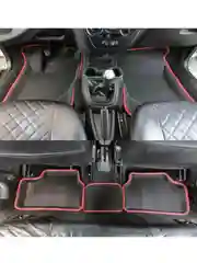Красный kоврики EVA, с бортами Lada Granta, Granta fl, Kalina 2, автомобильные, 3D, эва ковры в салон