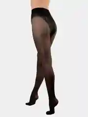 Черный капроновые колготки моделирующие Glamour Thin body 40