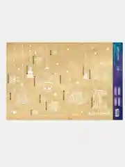 Молочный новогодние наклейки на окна многоразовые, новогодний декор, разные размеры