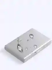 Серый металлик картхолдер металлический для карт, визитница