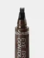 Коричневый карандаш для бровей, водостойкий, Mking Pretty, фломастер, лайнер для бровей, коричневый