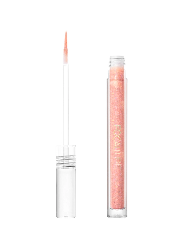 FOCALLURE Тени для век жидкие с глиттером Glittering Liquid Eyeshadow тон G02, 1,5 г