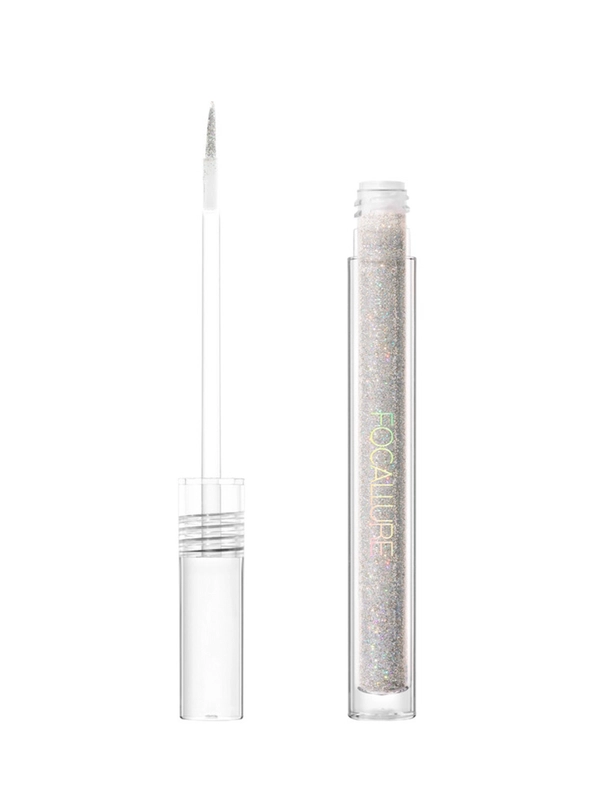FOCALLURE Тени для век жидкие с глиттером Glittering Liquid Eyeshadow тон S02, 1,5 г