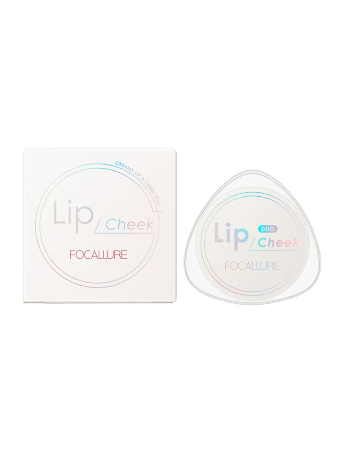 FOCALLURE Кремовые румяна помада Creamy Lip & Cheek Duo тон D07, 5 г