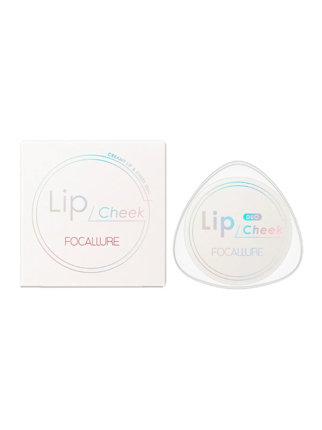 FOCALLURE Кремовые румяна помада Creamy Lip & Cheek Duo тон D10, 5 г