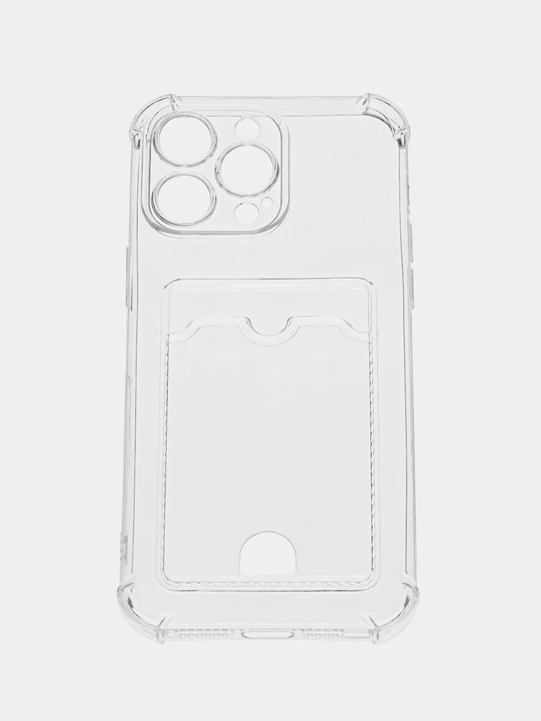 Прозрачный чехол для iPhone 7, 8, SE 2020, 11, 13, 14 Plus, 13 Pro 13 14 Pro Max с карманом для карты
