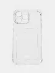 Прозрачный чехол для iPhone 7, 8, SE 2020, 11, 13, 14 Plus, 13 Pro 13 14 Pro Max с карманом для карты