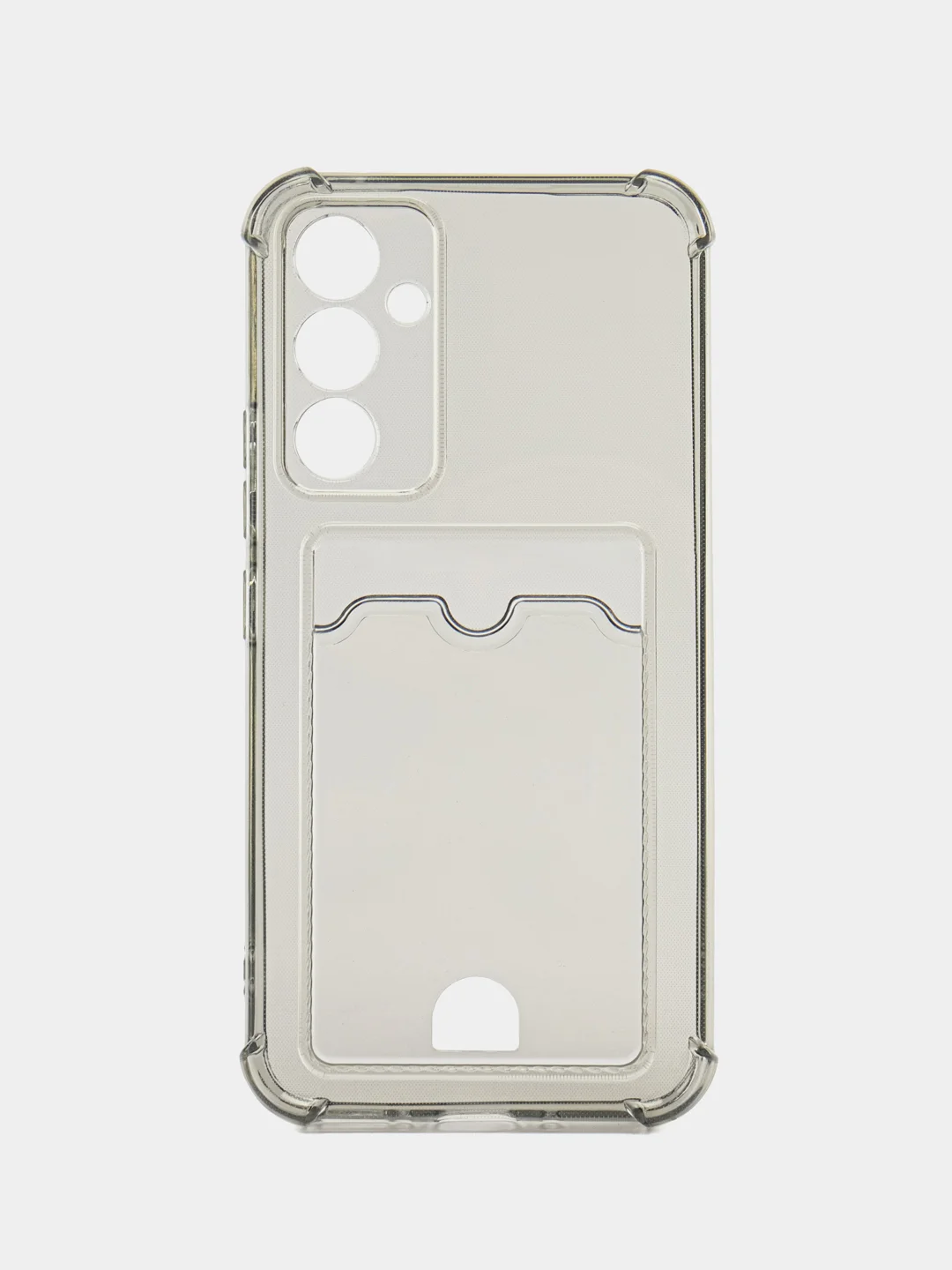 Черный чехол Samsung Galaxy A52 A51 A50 A54 A12 A32 S21 Ultra S21 Plus S23 с карманом для карты