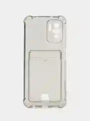 Черный чехол Xiaomi Poco X3 12 Pro Redmi 9 9A 10C 12C Note 9 12 5G 10 Pro с карманом для карты