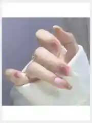 Накладные ногти с дизайном форма Балерина