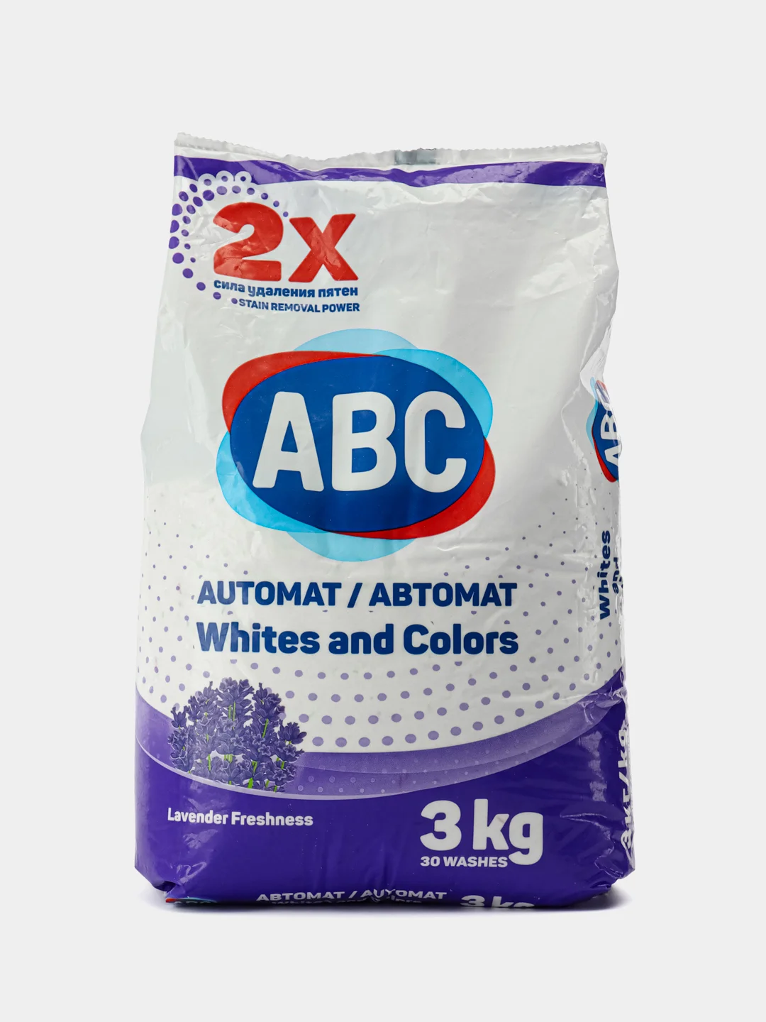 Стиральный порошок ABC 3кг лаванда Турция