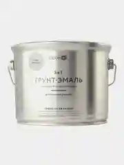 Серый грунт-эмаль Elcon по ржавчине по металлу 3 в 1 матовая