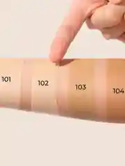 FOCALLURE Тональный крем кушон Poreless Matte Air Cushion Foundation 102 тёплый бежевый