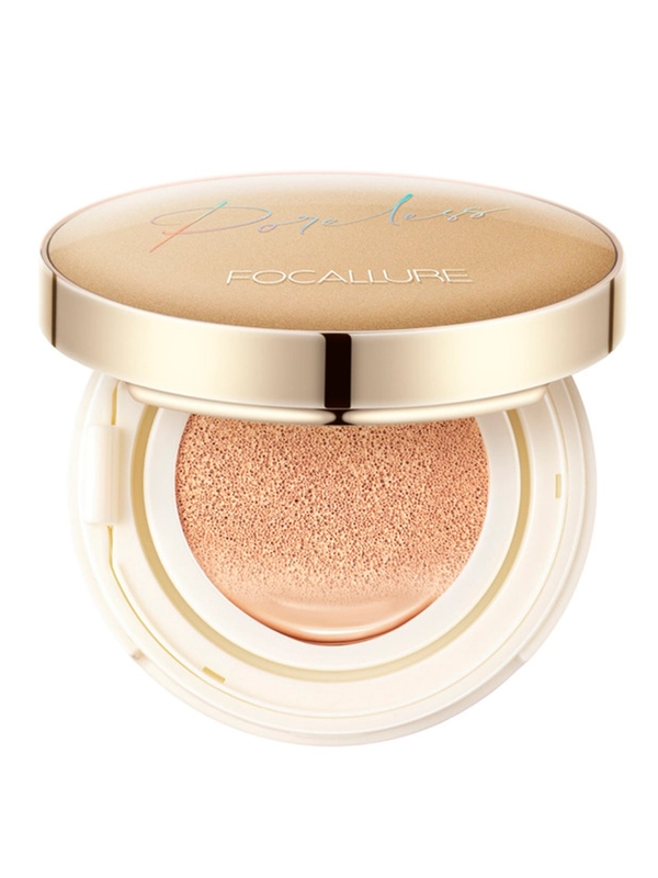 FOCALLURE Тональный крем кушон Poreless Matte Air Cushion Foundation 102 тёплый бежевый