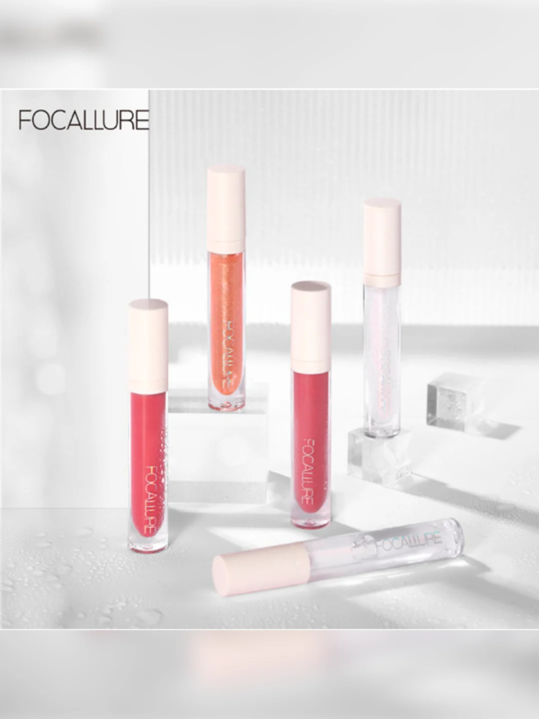 FOCALLURE Блеск для губ Plump High Shine Lip Glow тон 02, 2,5 г