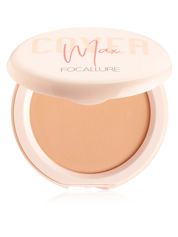 FOCALLURE Пудра для лица Cover Two way cake Pressed Powder тон 02, 6,8 г