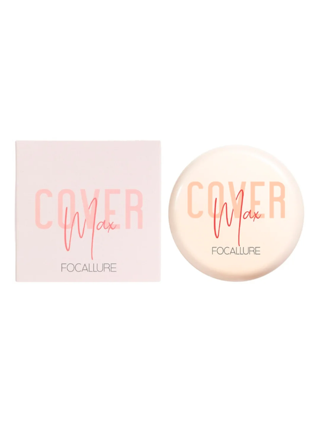FOCALLURE Пудра для лица Cover Two way cake Pressed Powder тон 02, 6,8 г