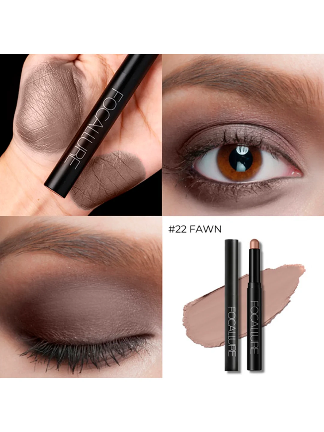 FOCALLURE Тени-карандаш для век Eyeshadow Pencil тон 22, 2 г