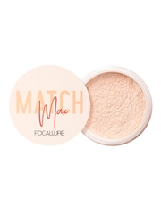 FOCALLURE Пудра для лица рассыпчатая Baking & Setting Loose Powder 02 слоновая кость, 15 г