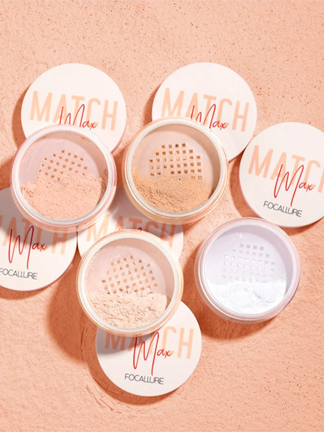 FOCALLURE Пудра для лица рассыпчатая Baking & Setting Loose Powder 02 слоновая кость, 15 г