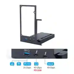 Внешний корпус для видеокарты Wikingoo EGPU Thunderbolt 3/4. + доп. питание Type-C