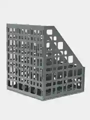Органайзер для документов Brauberg Maxi Plus,240 мм, 3 отделения, сетчатый, сборный, серый