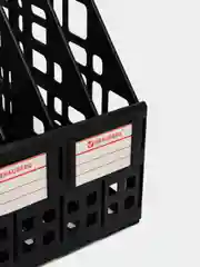 Органайзер  для документов Brauberg "MAXI Plus" 240 мм, 6 отделений, сборный, черный