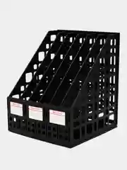 Органайзер  для документов Brauberg "MAXI Plus" 240 мм, 6 отделений, сборный, черный