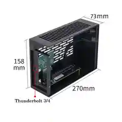 Внешний корпус для видеокарты Wikingoo M2-270-350W. EGPU. Thunderbolt 3/4