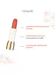 FOCALLURE Помада для губ Pure Matte Lipstick тон OR06, 3,7 г