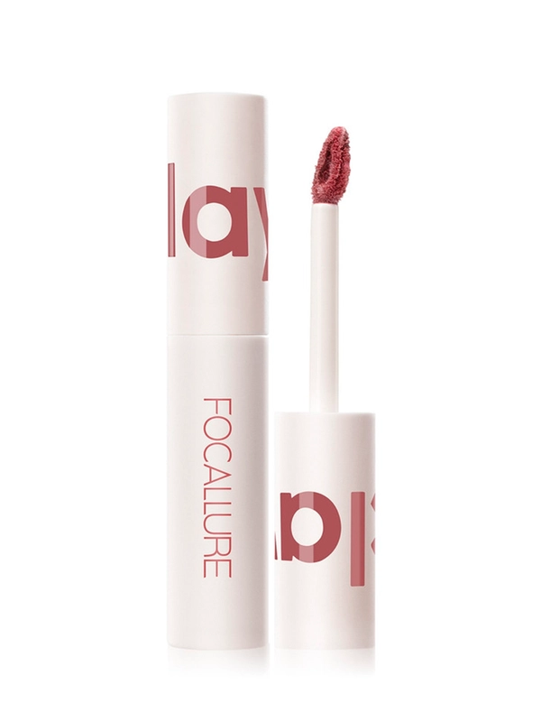 FOCALLURE Помада для губ жидкая матовая Clay Pillowy Soft Liquid Lipstick тон 204, 2 г