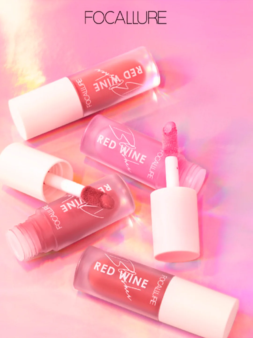FOCALLURE Румяна жидкие Hangover Red Wine Blusher тон B04, 5 г