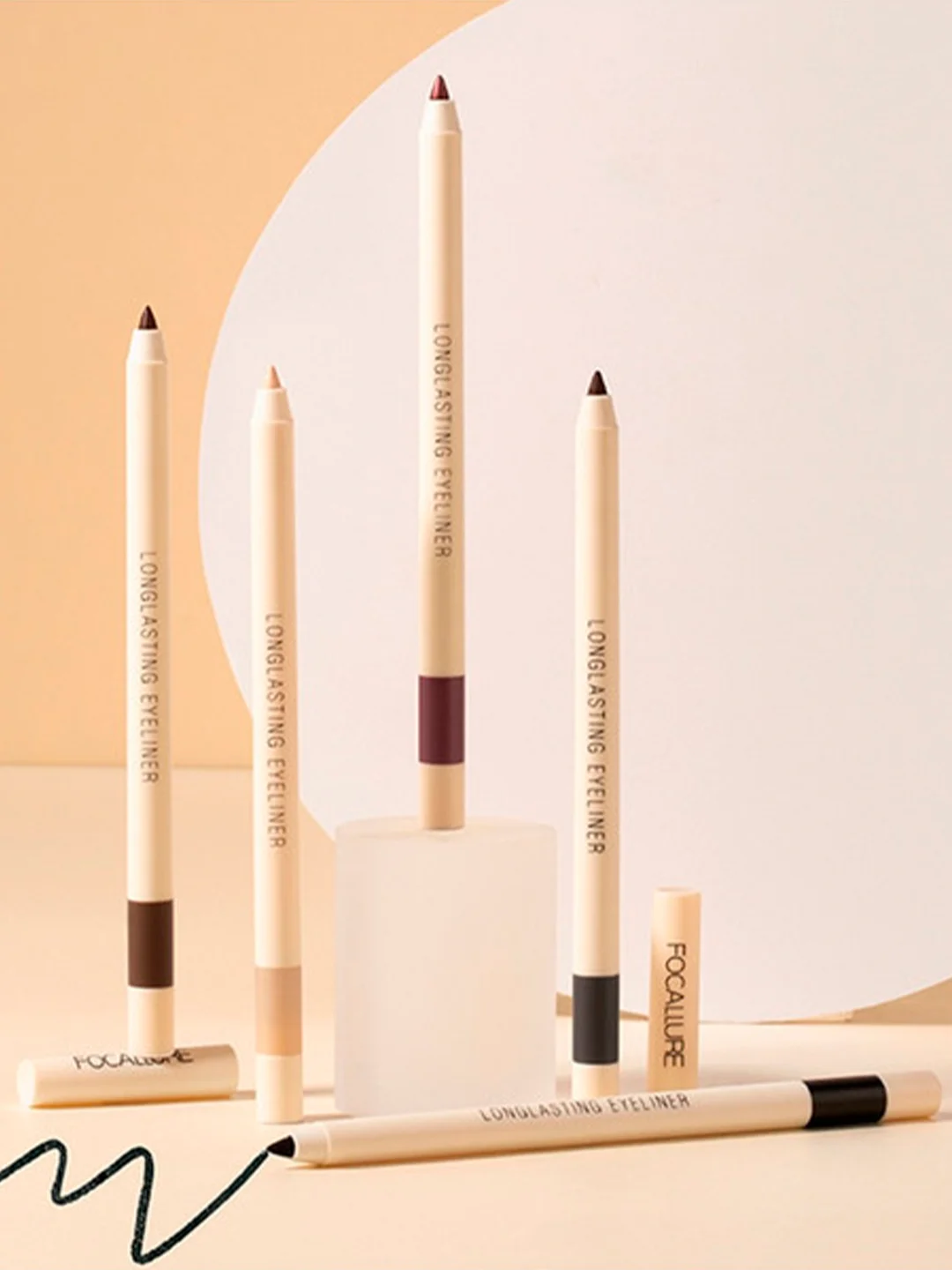 FOCALLURE Карандаш для век Lasting Soft Gel Pencil тон 02, 0,4 г