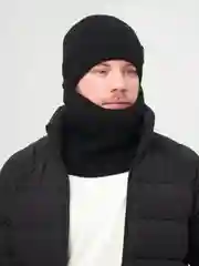 Черный шапка мужская, шапка и снуд