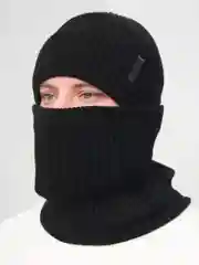 Черный шапка мужская, шапка и снуд