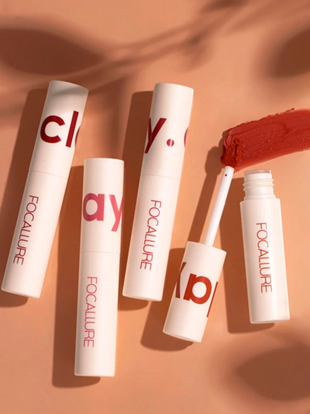 FOCALLURE Помада для губ жидкая матовая Clay Pillowy Soft Liquid Lipstick тон 003, 2 г