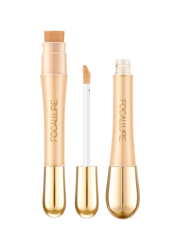 FOCALLURE Консилер с кистью Soft Matte Complete Concealer тон 02 (тёплый светлый), 8 г