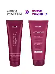 Маска-вуаль OLLIN PROFESSIONAL MEGAPOLIS, для восстановления волос, черный рис, 200 мл