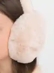 Бежевый наушники меховые