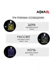 Аквариум для рыб и креветок AQUAEL Shrimp Set Smart Led Day&Night 30, черный, 30 л