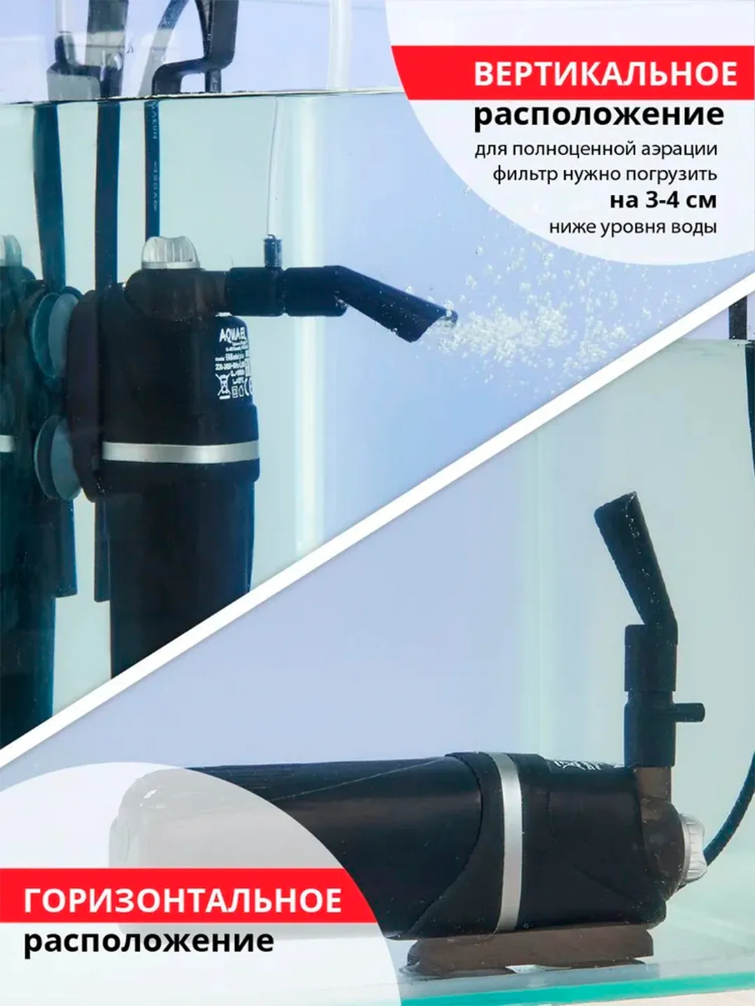 Помпа-фильтр AQUAEL FAN-mini, 50-250 л/ч