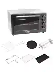 Черный духовой шкаф STINGRAY ST-EO102A (50 литров, шашлычница+вертел+конвекция) серый жемчуг