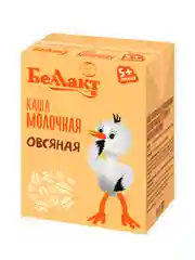 Каша молочная БЕЛЛАКТ стерилизованная для питания детей с 4 месяцев овсяная, 207 г*10шт