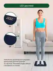 Синий умные диагностические весы MARTA MT-1606 Bluetooth, LED, синий сапфир