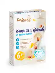 Каша сухая на козьем молоке БЕЛЛАКТ из 5 злаков с вит., мин., и инулином, с 6 мес, 200г